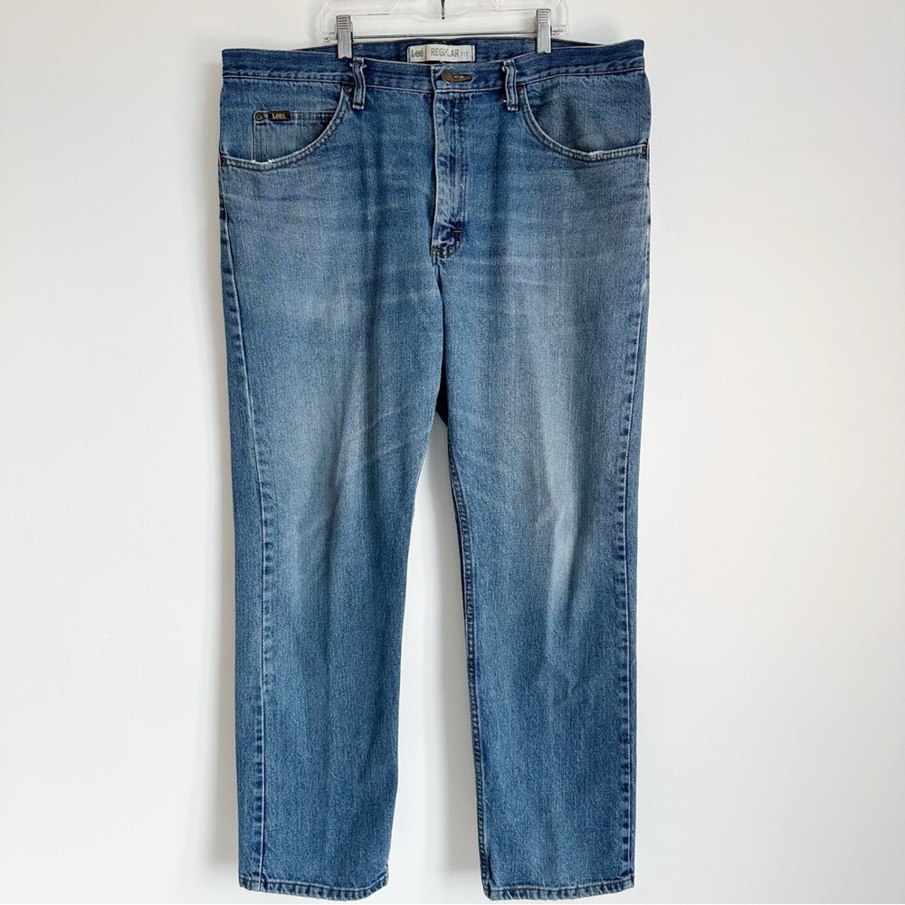 Lee Men’s Regular Fit Blue Jeans Denim size 40 x 32